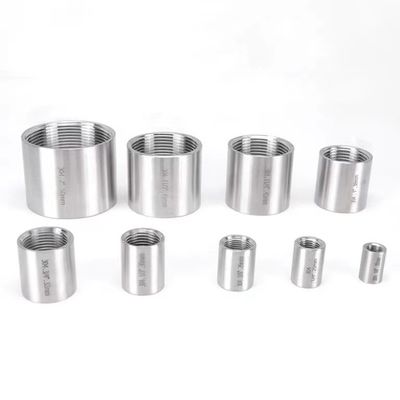 Pièces de raccordement en acier inoxydable argenté, raccordement à fil complet, pour le secteur général, en SS201/304/316