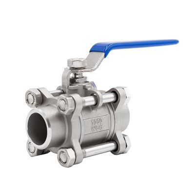 Ventilateur à bille à 3 pièces en acier inoxydable 304 316 à connexion masculine