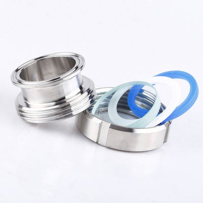 Soutien personnalisé ODM en acier inoxydable sanitaire 304/316L Tri Clamp Union Sight Glass