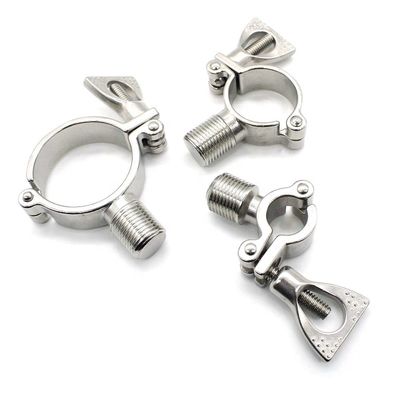 Clampe de support de tuyau à fil mâle à tête carrée avec connexion rapide