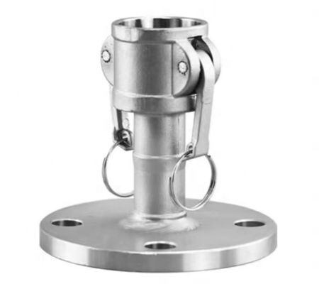 Soutien personnalisé ODM SS316 DN50 Accouplement à camelote avec PN16 Flange Equal et Design