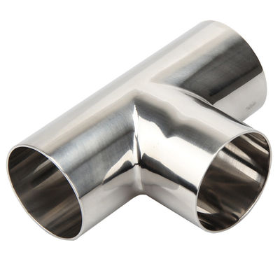Acier inoxydable 304/316L surface de polissage salissure sanitaire équivalente Tee pour l'industrie de la bière