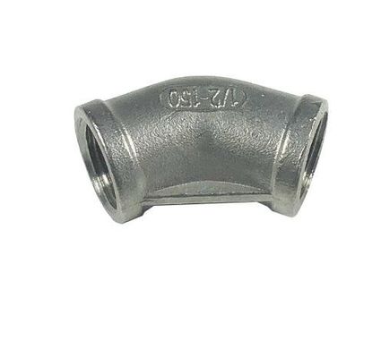 Support OEM personnalisé pour l'équipement de tuyauterie en acier inoxydable 201 304 à 45 degrés