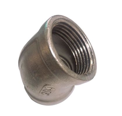 Support OEM personnalisé pour l'équipement de tuyauterie en acier inoxydable 201 304 à 45 degrés