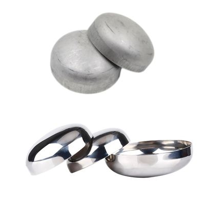 Sanitaire SS304/SS316 Tête de tête ovale soudée en acier inoxydable