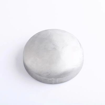 ASTM argenté 12 pouces huile sans couture fin-cap Titane Cap de soupape d'air Fin de la tête de réservoir cuite