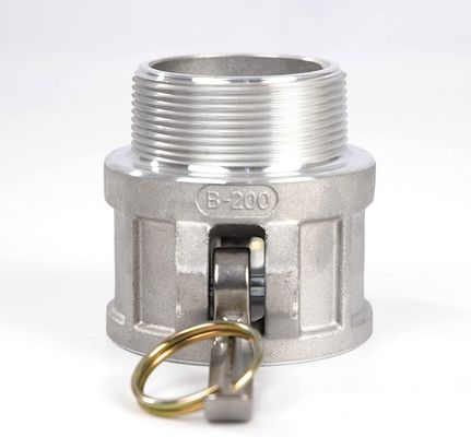 Acier inoxydable 301/304/316 raccord de tuyau à rainure à cames 2" Partie B pour une connexion sécurisée