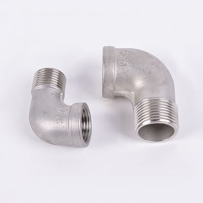 Coude de rue en acier inoxydable NPT fils mâle et femelle 90 degrés réduisant joint fileté