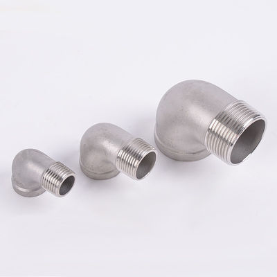 Coude de rue en acier inoxydable NPT fils mâle et femelle 90 degrés réduisant joint fileté