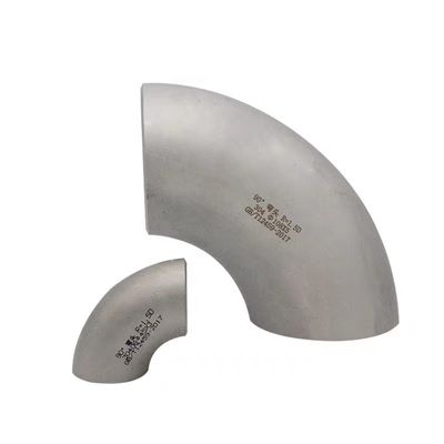 Soudure de raccordement de tuyaux en argent WZ SS304 316 CF8 Sch 40 90 degrés coude perforée