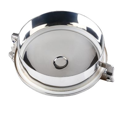 Couvercle rond en acier inoxydable sanitaire 304 316L