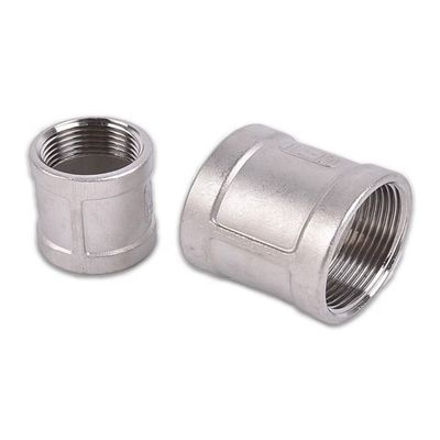 Acier inoxydable 304 316 couplage à filetage féminin à soupape SS304 201 316 NPT BSPT BSPP