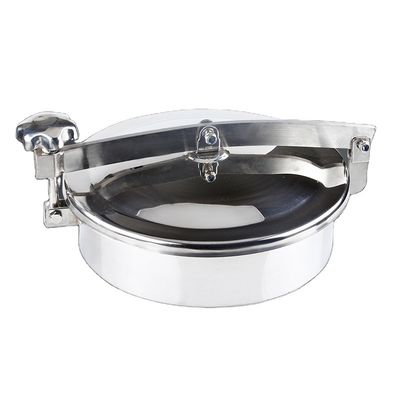 Couvercle rond en acier inoxydable sanitaire 304 316L