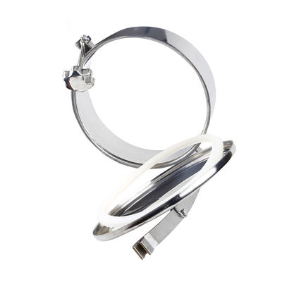 Couvercle rond en acier inoxydable sanitaire 304 316L