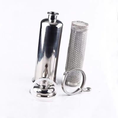 Filtre à cartouche microporeuse de qualité alimentaire équivalent WZ SS304 SS316L avec extrémités de pince DIN 3A SMS