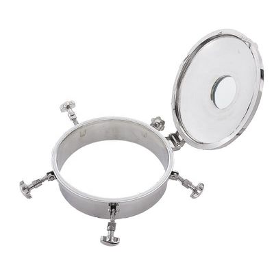 Couvercle de conduit à pression ronde en acier inoxydable SS304