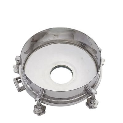 Couvercle de conduit à pression ronde en acier inoxydable SS304
