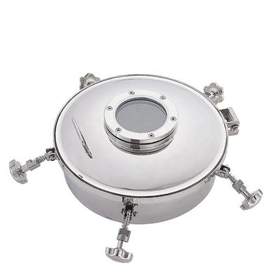 Couvercle de conduit à pression ronde en acier inoxydable SS304