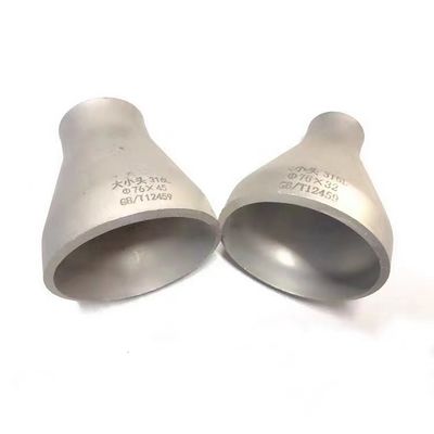 WZ acier inoxydable 304 316 cylindrique en forme de fesse soudé réducteur en 201