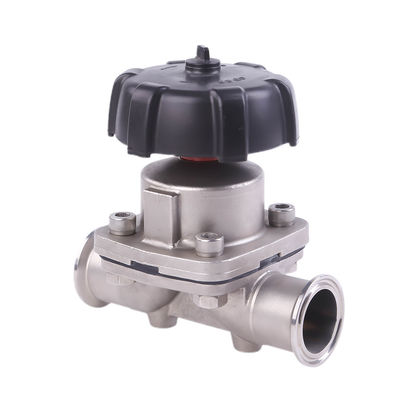 DN8-DN50 soupape de diaphragme composite en acier inoxydable sanitaire 316L