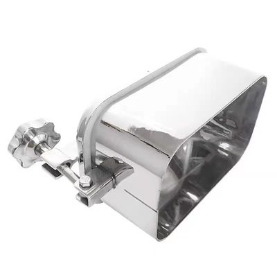 SS304 ou SS316L en acier inoxydable Sanitaire Carré Couverture de conduit en acier DIN SMS 3A