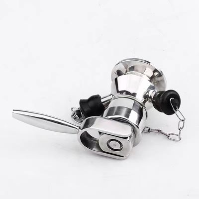 Valve d'échantillonnage sanitaire polyvalente en acier inoxydable WZ 316L pour les applications alimentaires