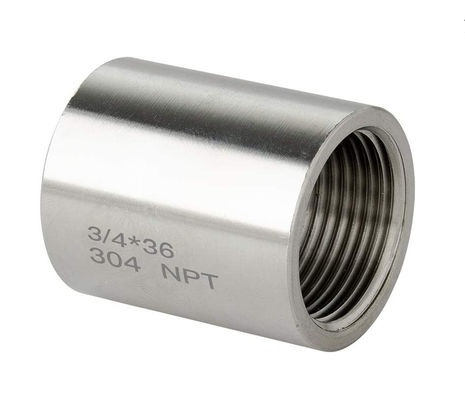 Couplings de tuyaux en acier inoxydable 304 avec adaptateur de connecteur de coupleur féminin de 3/4 "x 3/4"