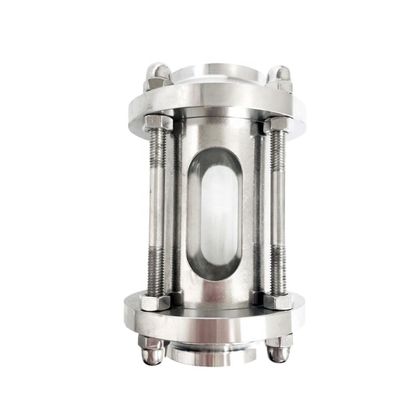 Verre de vision personnalisable de type tri-clampe de 3 pouces pour la surveillance du débit dans les systèmes sanitaires