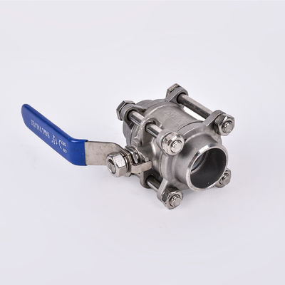 Ventilateur à bille en acier inoxydable 304 3PC pour les médias d'eau