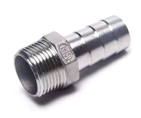 SS316 SS304 Pipe en acier inoxydable raccordement connecteur coulée NPT BSPT Hex tuyau tétraulique