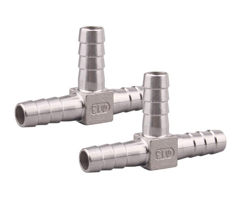 Femme tuyau en acier inoxydable Barbe 3 Way Tee forme T Barbed 1/2 pouce Union Home Brew Fitting