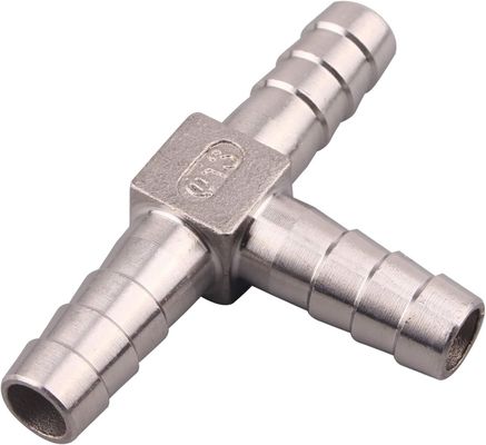 Femme tuyau en acier inoxydable Barbe 3 Way Tee forme T Barbed 1/2 pouce Union Home Brew Fitting