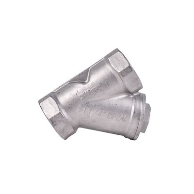 Valve de filtrage de filtrage de type Y pour connexion de fil femelle DN50 en acier inoxydable 201 304