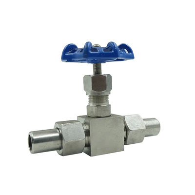 304 316L Ventilateur d'aiguille à bille soudé féminin à haute pression sanitaire