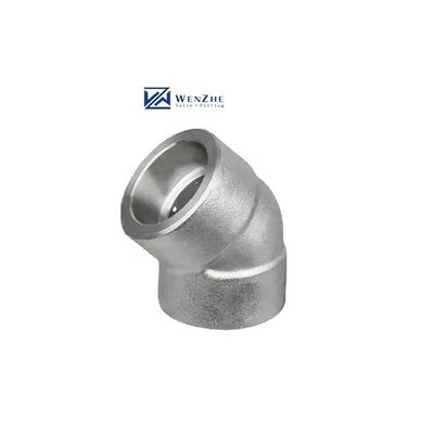 Acier inoxydable 304 316 316L 45 degrés prise soudé coude 3000 6000 9000