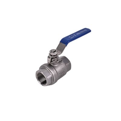 RTS en acier inoxydable 304 2PC soupape à bille à filetage féminin pour l'eau à température moyenne