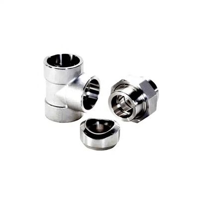 1 " DN25 en acier inoxydable soudage de prise forgée Tee SW Pipe Fitting 304 316 316L