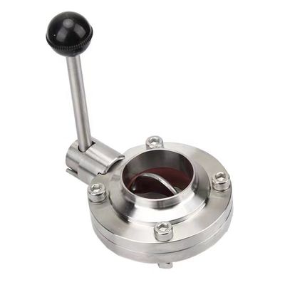 304 316 Valve papillon en acier inoxydable avec technologie et conception de coulée d'argent