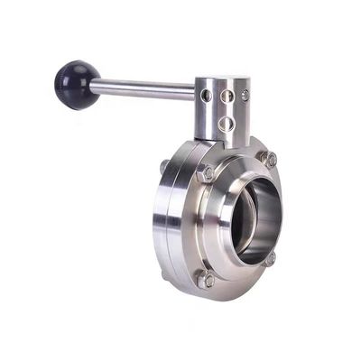 304 316 Valve papillon en acier inoxydable avec technologie et conception de coulée d'argent