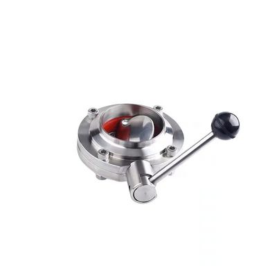 304 316 Valve papillon en acier inoxydable avec technologie et conception de coulée d'argent