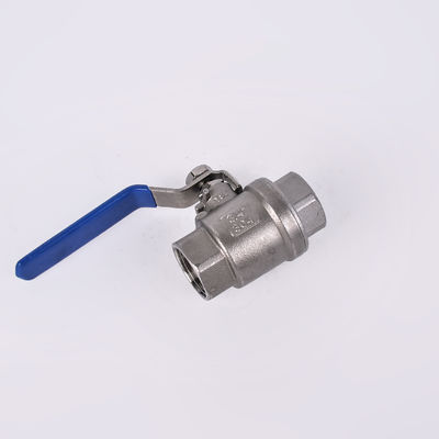 RTS en acier inoxydable 304 2PC soupape à bille à filetage féminin pour l'eau à température moyenne