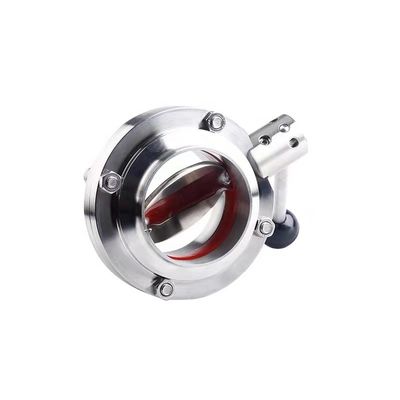 304 316 Valve papillon en acier inoxydable avec technologie et conception de coulée d'argent