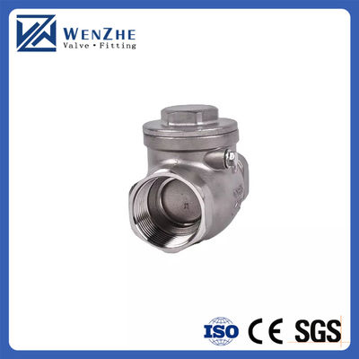 Fil féminin de 1/2 pouce soupape de contrôle de balancement WOG 200 PSI en acier inoxydable SS304 CF8M NPT
