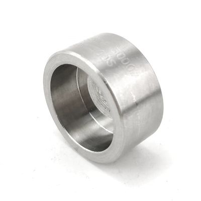 Acier inoxydable argenté 304 316 316L Caps ronds forgés sous haute pression