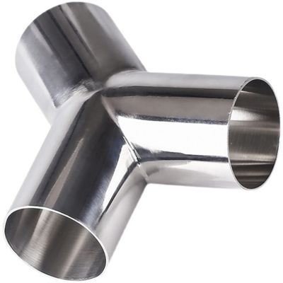 RTS Sanitaire en acier inoxydable 304 316 Pipe Fitting Tri Clamp Soudage Wyes Tee Y Type Tee