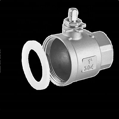 Valve à billes en acier inoxydable 2PC personnalisable pour différentes applications industrielles