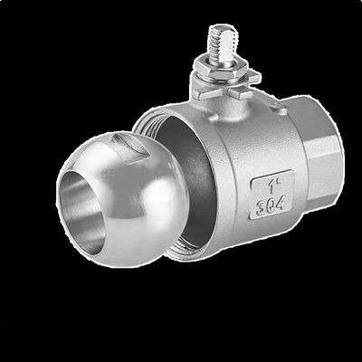 Valve à billes en acier inoxydable 2PC personnalisable pour différentes applications industrielles