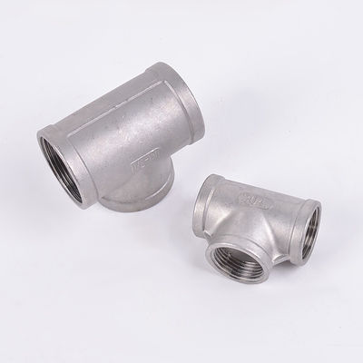 Pipe en acier inoxydable sanitaire en rouleau de tête de code de coulée femme Tee en 201 304
