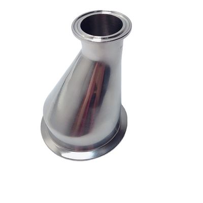 Sanitaire 304 316L en acier inoxydable Tri Clamp Connection Réducteur excentrique/Pipes laitières0