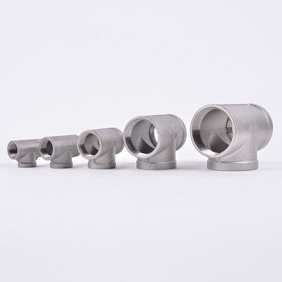 Pipe en acier inoxydable sanitaire en rouleau de tête de code de coulée femme Tee en 201 304